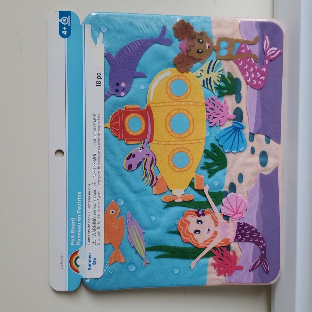 Creatology FELT MERMAID⁰ SCENE ACTIVITY KIT